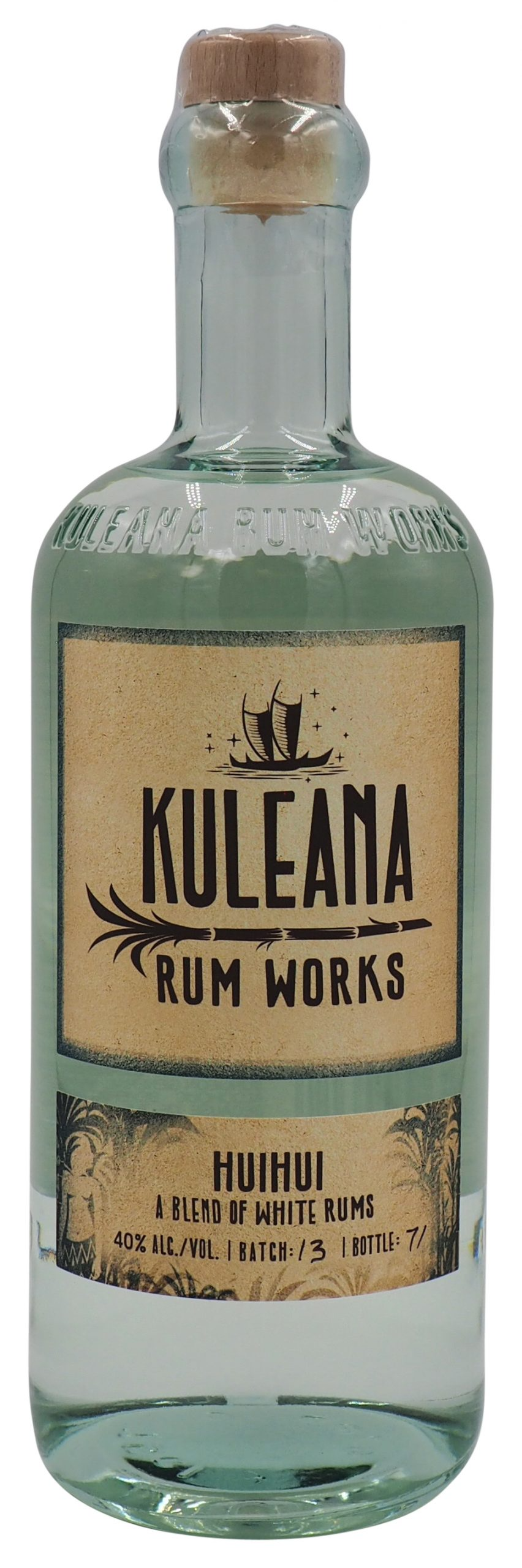 000_f0bb268c-321f-48e2-8d82-0d8698f8e7ad Kuleana Rum Works HuiHui White Rum 750ml - Image 1