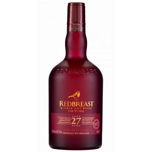 08043211562 Redbreast Ruby Port Casks 27 Year Old Single Pot Still Irish Whiskey 750ml - Image 1