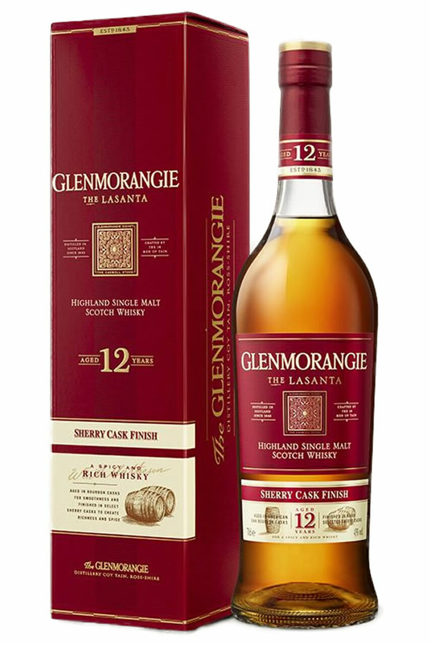 081753810863 Glenmorangie 12 Year Old The Lasanta Single Malt Scotch Whisky 750ml - Image 1
