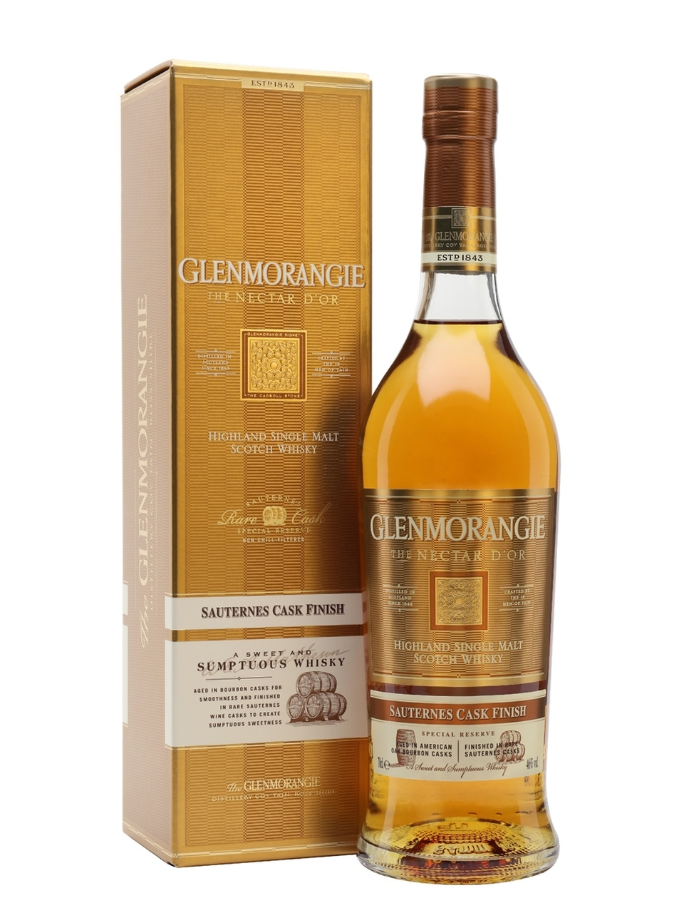 081753831493 Glenmorangie Nectar D'Or Highland Single Malt Scotch Whisky 750ml - Image 1