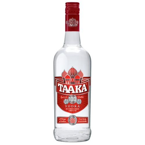 088004010355 Taaka Red Label 100 Proof Vodka 750ml - Image 1