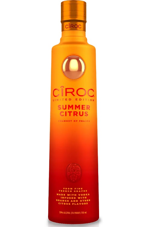 088076185395 Ciroc Summer Citrus Vodka 750ml - Image 1