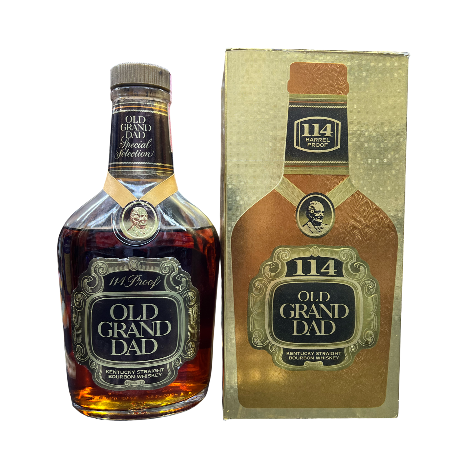 0BFDF36B-D77A-420F-96ED-21E769E7F99D Old Grand-Dad 114 Barrel Proof Lot No.5Kentucky Straight Bourbon Whiskey - Image 1