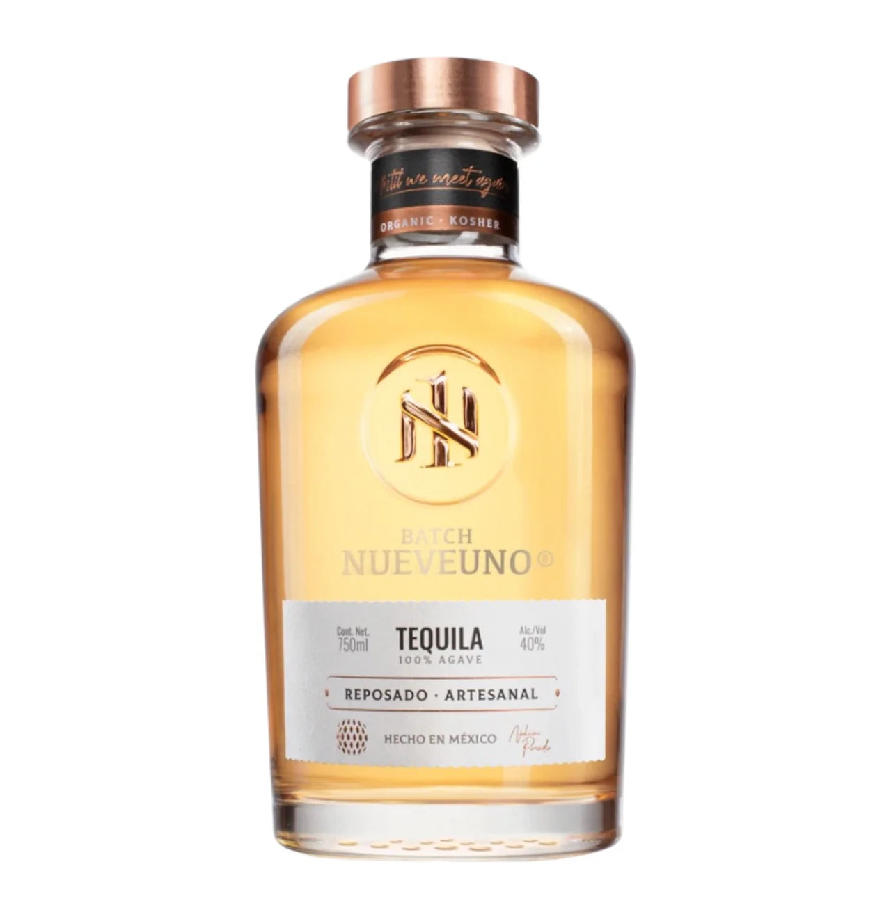 17610452-3FED-4236-8F7C-F57DF141AA09 Nueveuno Reposado Organic Tequila 750ml - Image 1