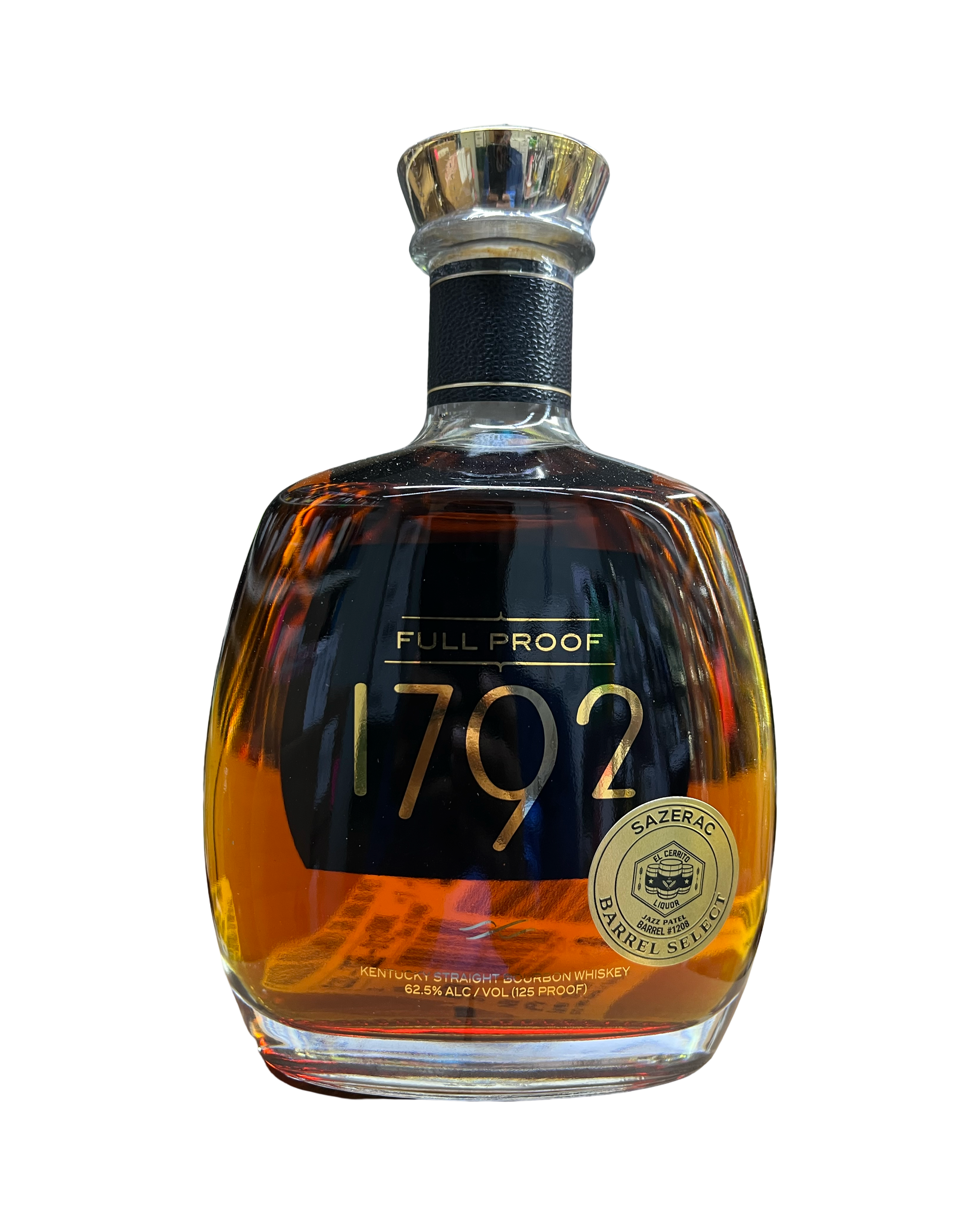 1792 Full Proof Single Barrel El Cerrito Liquor Store Pick Kentucky Straight Bourbon Whiskey - Image 2