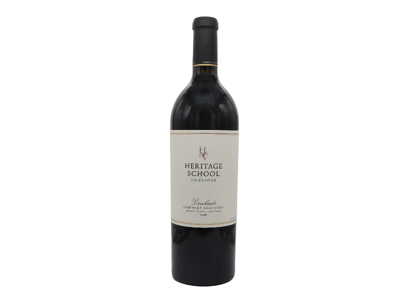 2018HeritageSchoolVineyardsCreeksideCabernetSauvignon 2018 Heritage School Vineyards Creekside Cabernet Sauvignon - Image 1