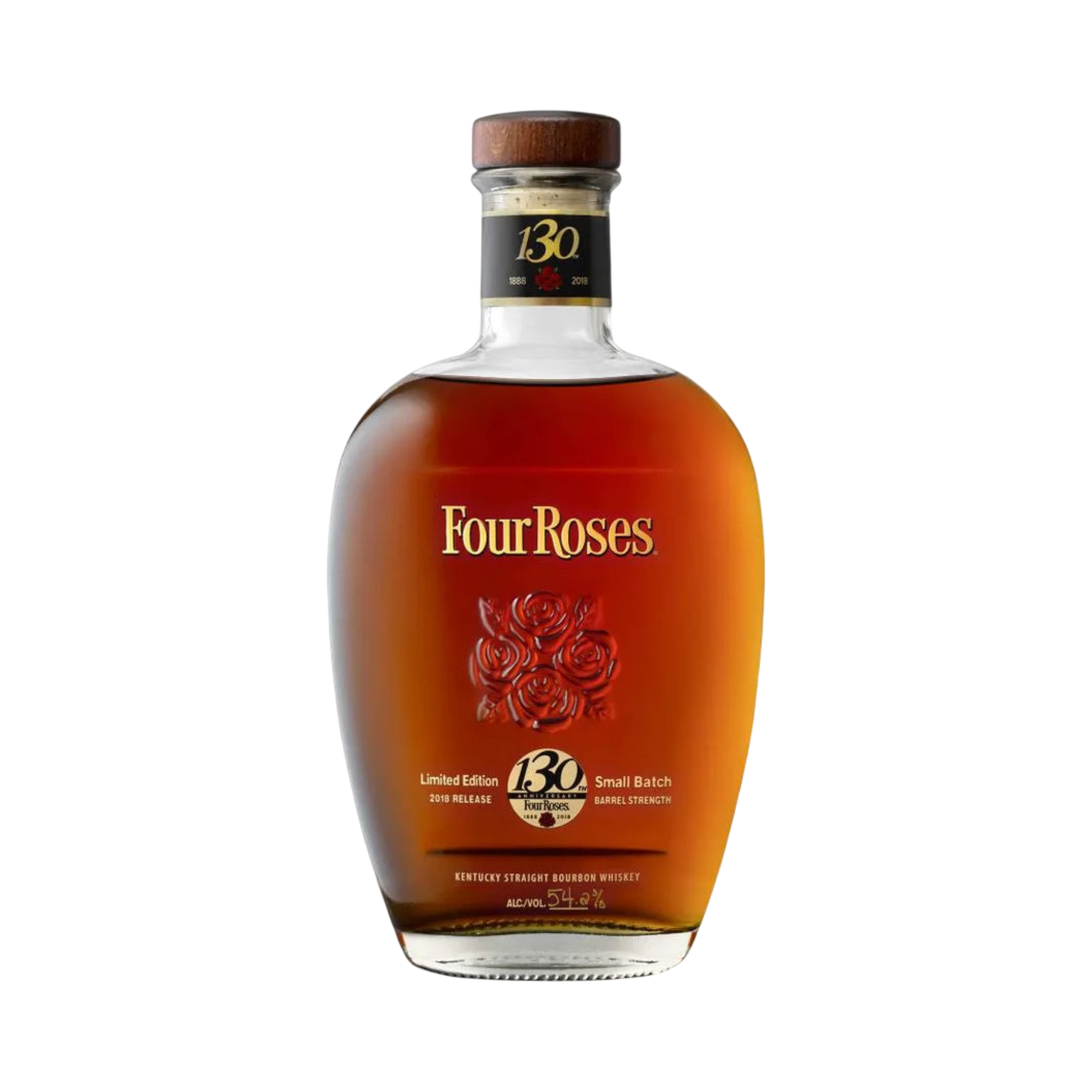 2018_Four_Roses_130th_Anniversary_Limited_Edition_Small_Batch_Barrel_Strength_Kentucky_Straight_Bourbon_Whiskey_750ml 2018 Four Roses 130th Anniversary Limited Edition Small Batch Barrel Strength Kentucky Straight Bourbon Whiskey 750ml - Image 1