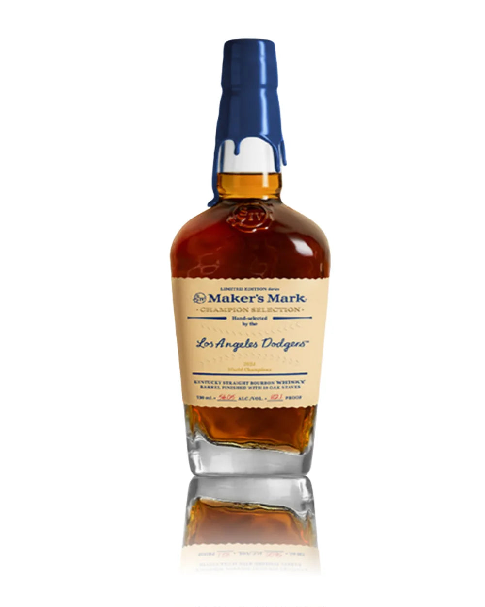 2024 Maker's Mark Los Angeles Dodgers Limited Edition Kentucky Straight Bourbon Whisky 750ml - Image 1