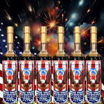2024 Smoke Wagon Fourth of July Edition Straight Bourbon Whiskey Bundle 750ml 6-Pack - Image 2