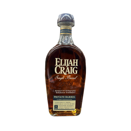 Elijah Craig Toasted Single Barrel Cask Strength Aged 8yr - 124.6 Proof (El Cerrito Liquor Exclusive)