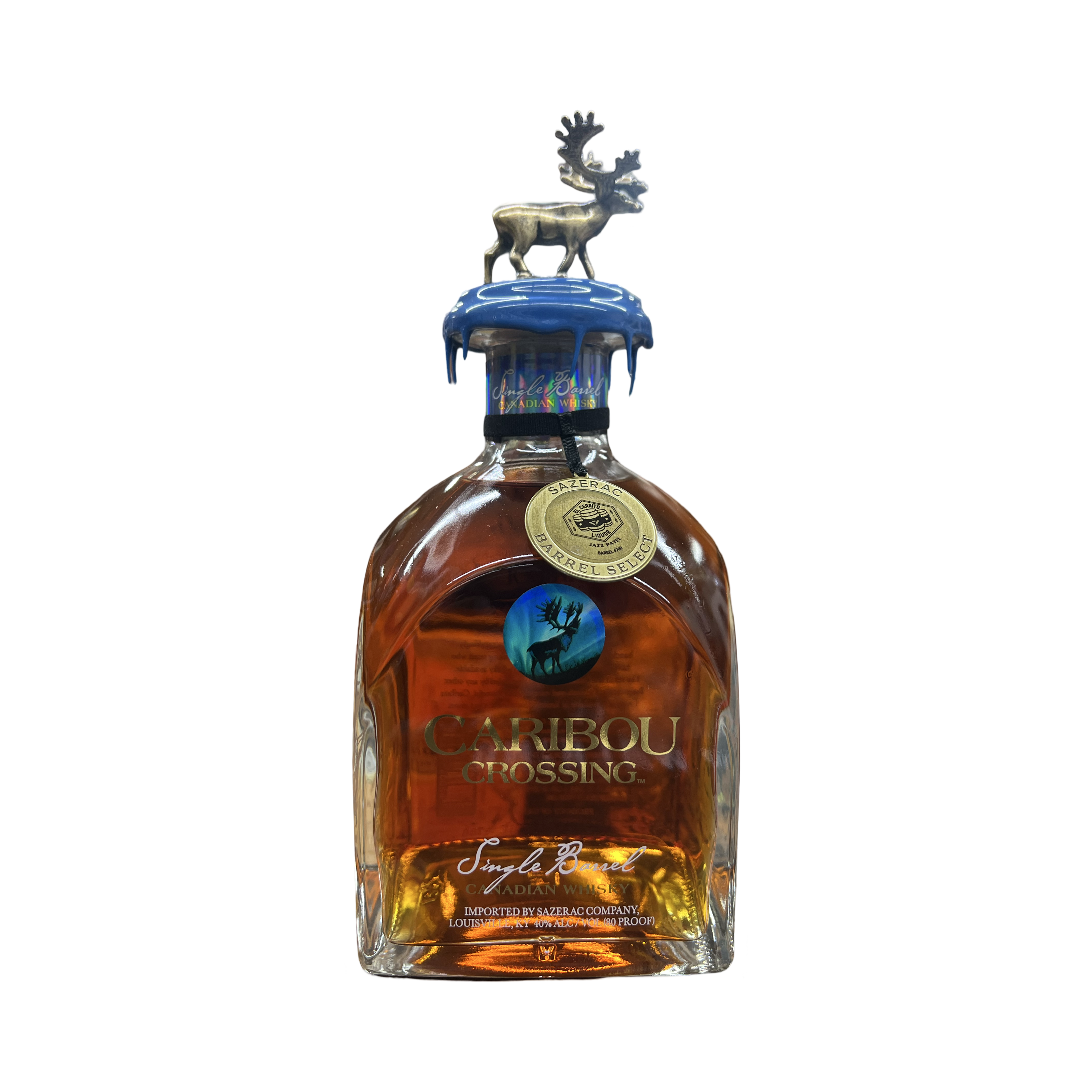24505CB9-6407-4BDC-8ECD-6325A0C74D4F Caribou Crossing Single Barrel Canadian Whisky (El Cerrito Liquor Exclusive) 750ml - Image 1