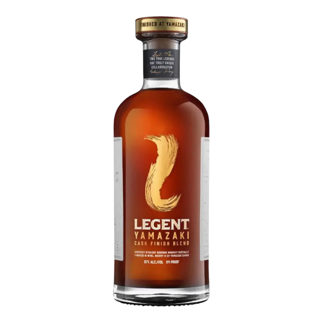 3FBA1708-D838-4B12-838A-711BD4A5CE41 Legent Yamazaki Cask Finish Blend Kentucky Straight Bourbon Whiskey - Image 1
