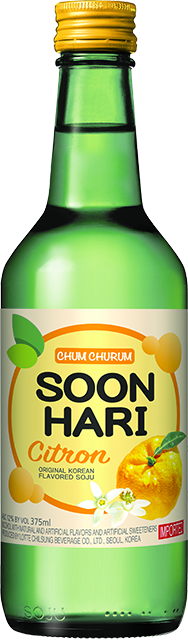 Lotte Chum Churum Soonhari Yuzu Citron Soju 375ml