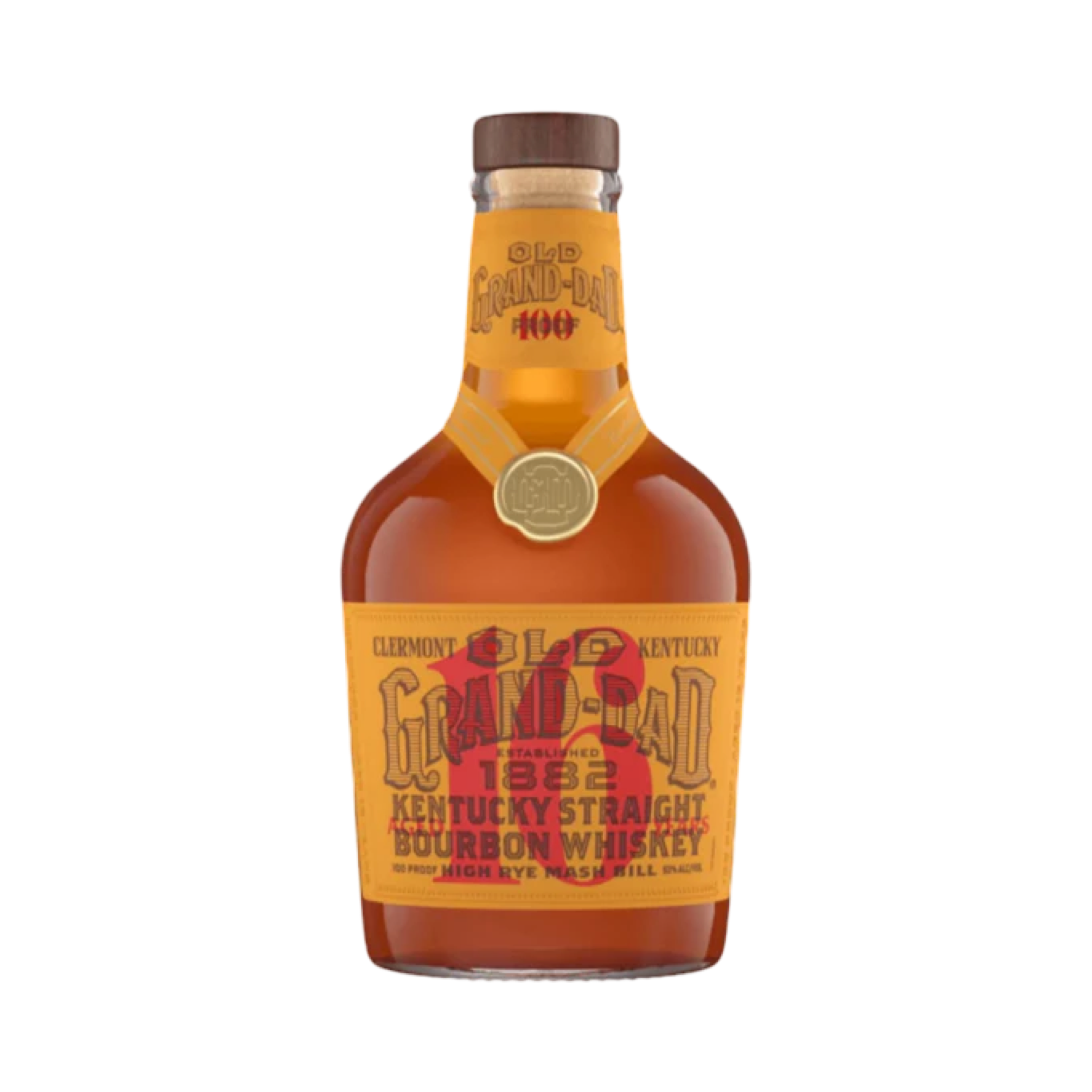 6A6AB44A-A793-43E1-9303-578B7DE9C7DF Old Grand Dad High Rye 16 Year Old Kentucky Straight Bourbon Whiskey - Image 1