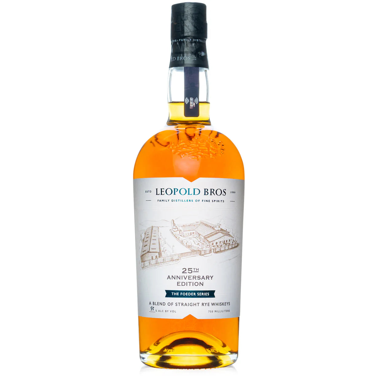 6D58FF33-3BA7-4E9B-9E40-EC2C84ACD12F Leopold Bros 25th Anniversary Foeder Series Rye Whiskey - Image 1