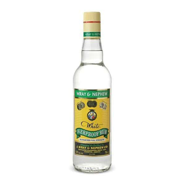 721059000635 J. Wray & Nephew White Overproof Rum 750ml - Image 1