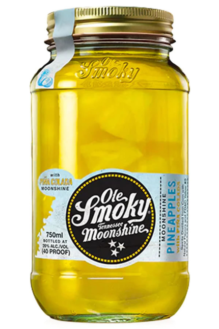 Ole Smoky Pineapples with Pina Colada Moonshine 750ml