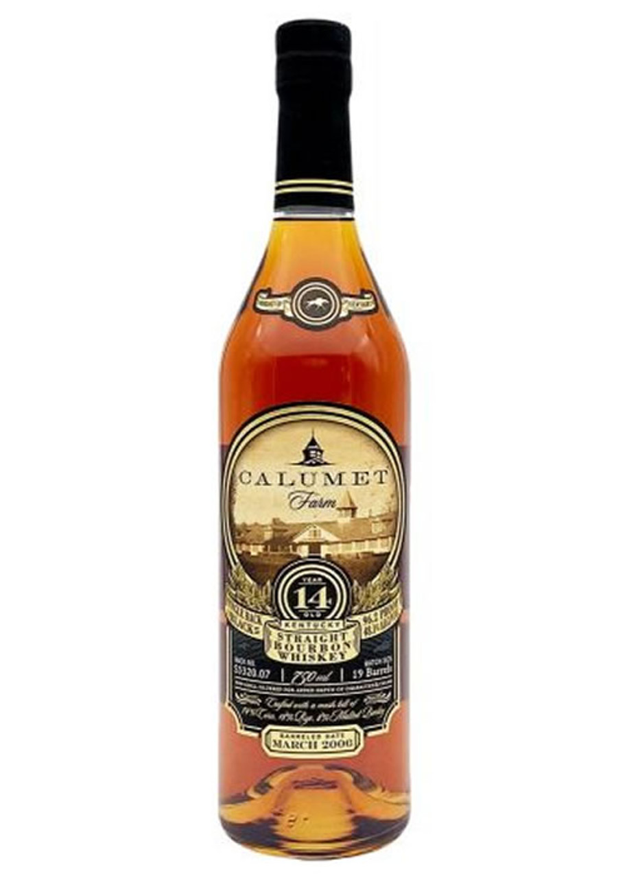 812459014565 Calumet Farm Single Rack Black 14 Year Old Kentucky Straight Bourbon Whiskey 750ml - Image 1