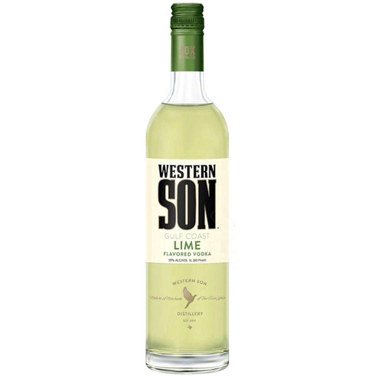 855939007176 Western Son Gulf Coast Lime Flavored Vodka 750ml - Image 1