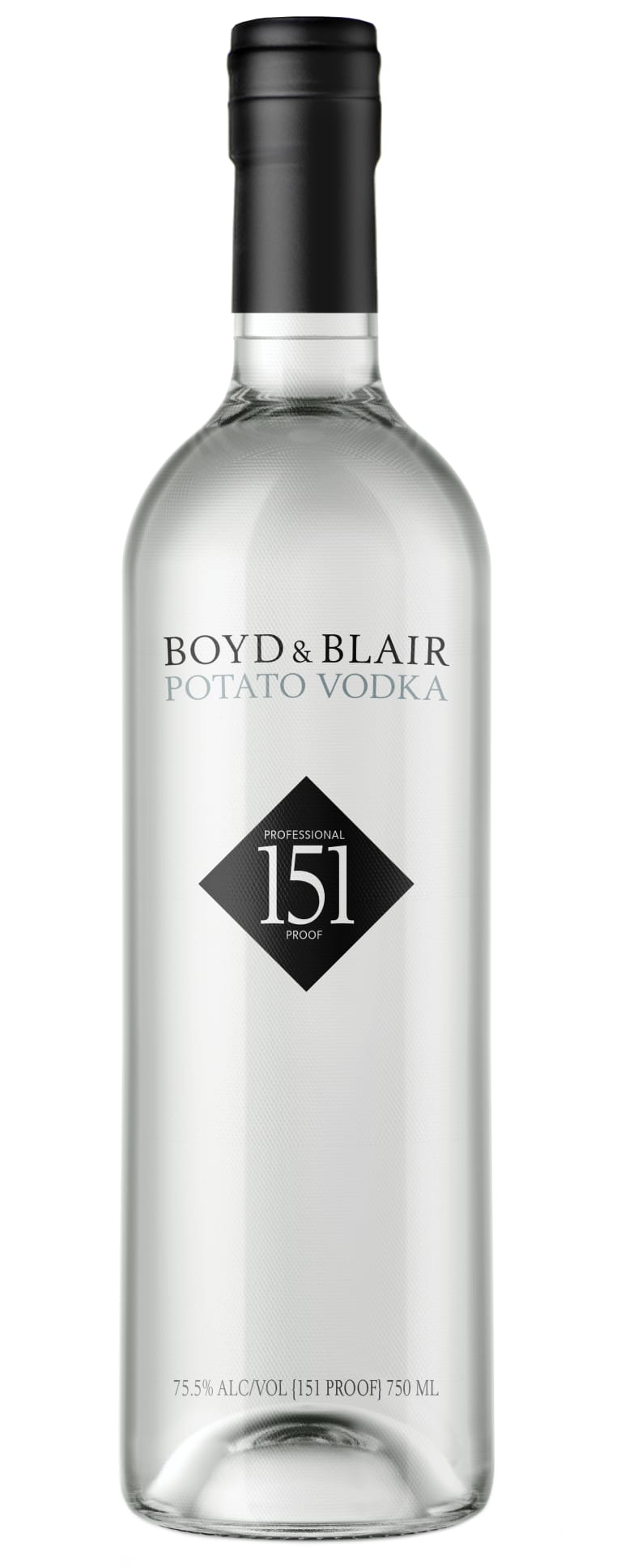 894958002052 Boyd & Blair 151 Proof Potato Vodka 750ml - Image 1