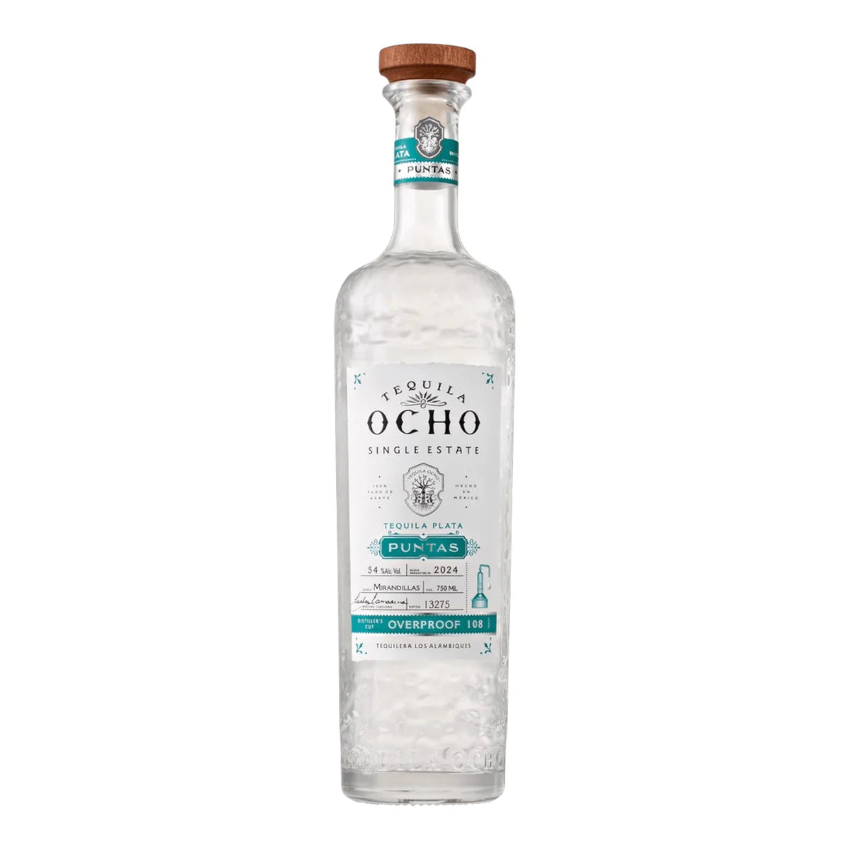 9B03BB3F-4D5C-401E-A70C-3DF7F053EAFB 2024 Tequila Ocho Plata Puntas Single Estate Blanco Tequila 750ml - Image 1