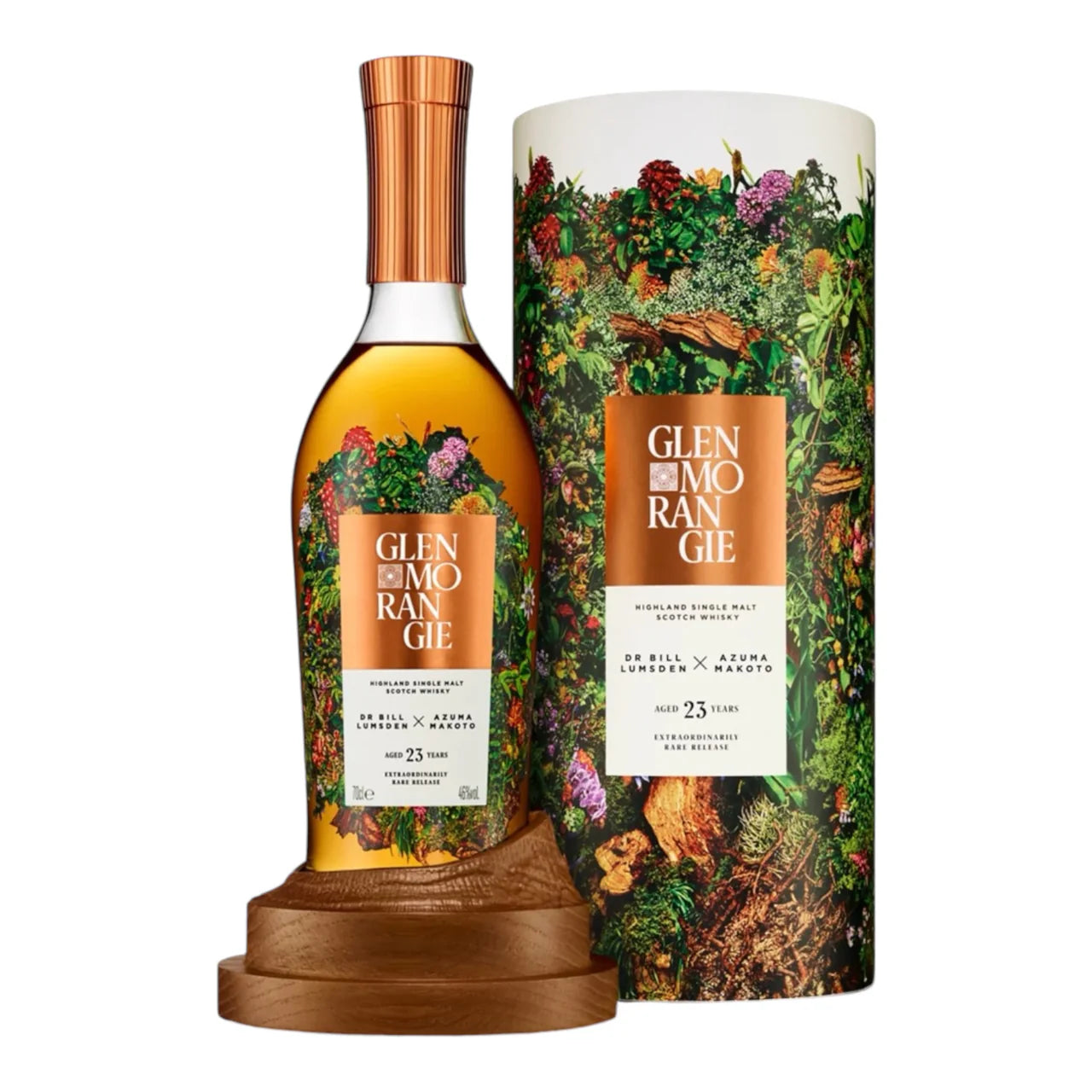 BB690531-01A0-4098-B444-E91F8AEE7C32 Glenmorangie Bill Lumsden Cross Azuma Makoto Limited Edition 23 Year Old Single Malt Whisky - Image 1