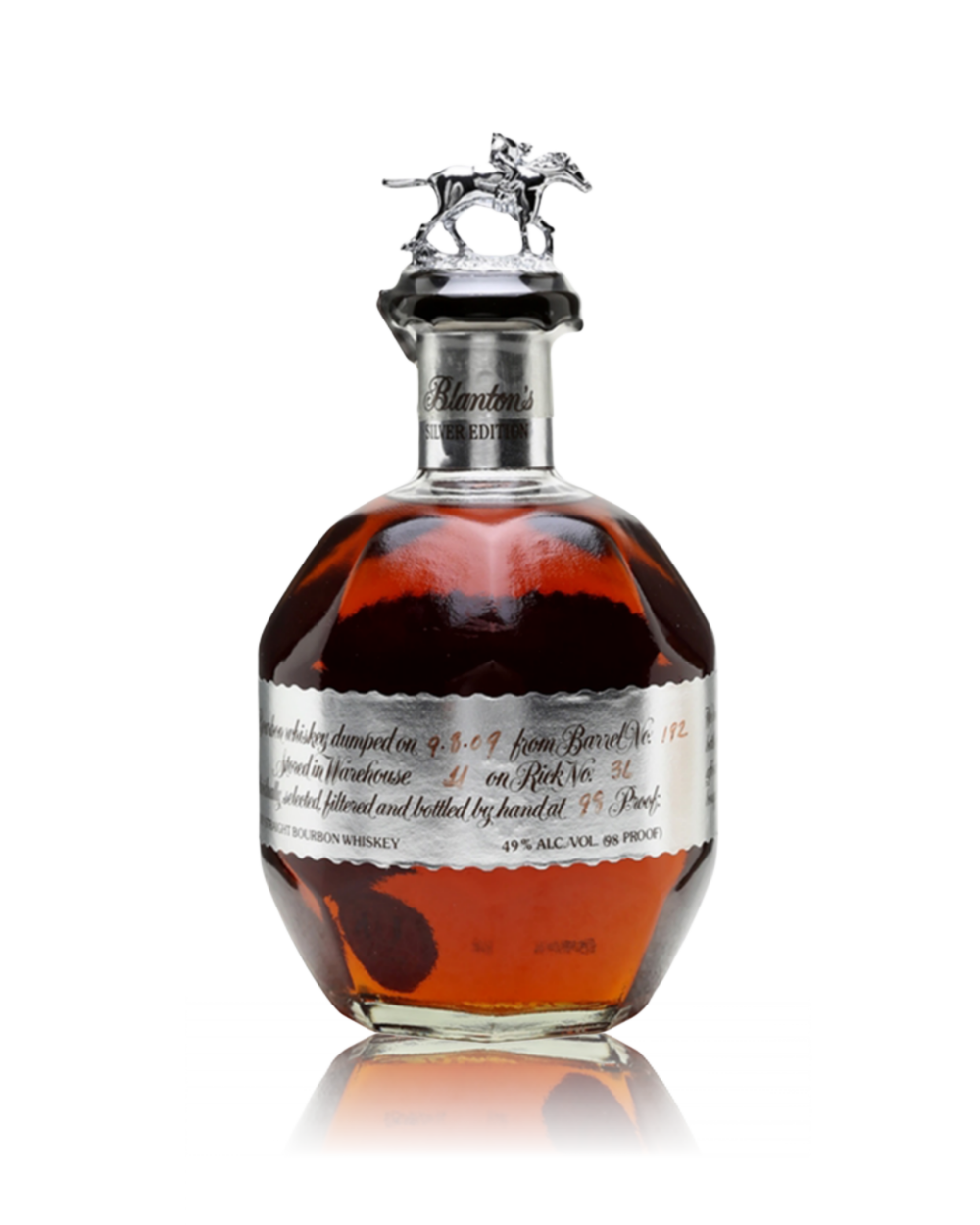 Blanton_s_Silver_Edition_Bourbon_Kentucky_Straight_Whiskey_750ml Blanton's Silver Edition Bourbon Kentucky Straight Whiskey 750ml - Image 1