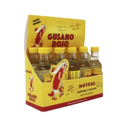 Gusano Rojo  with Worm Artesanal Mezcal Bundle 10-Pack