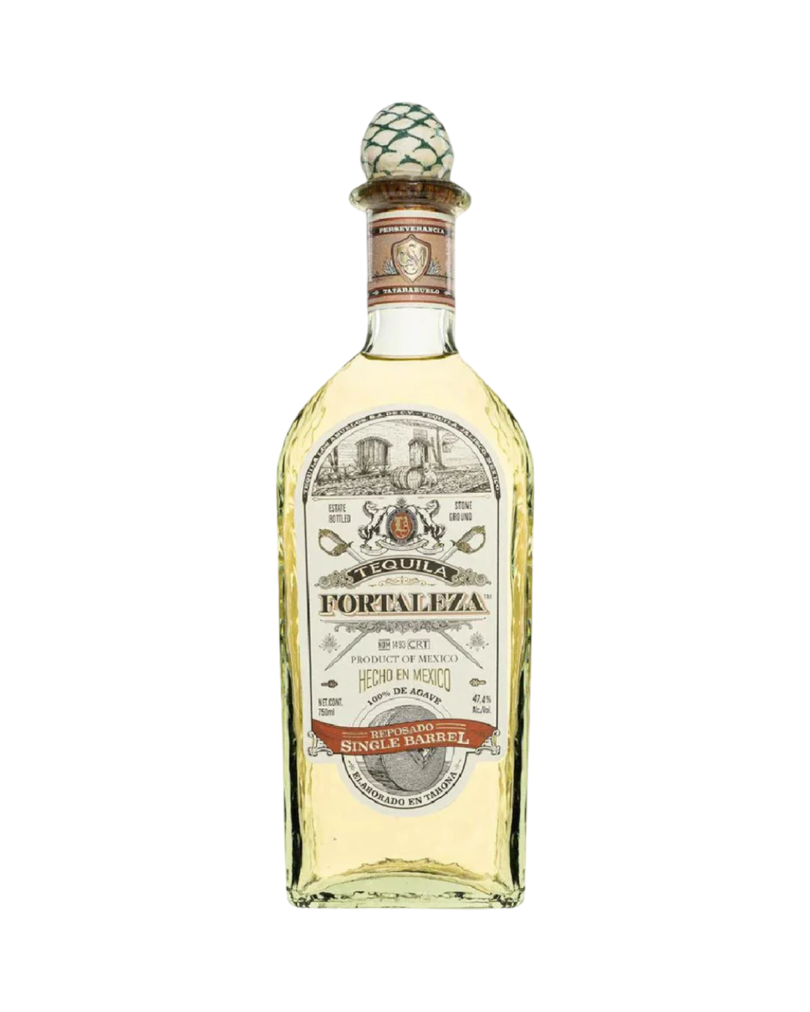 C4F66DCC-F4D6-46EB-B545-4FA913D30791 Fortaleza Hedonism Wines Single Barrel Reposado Tequila 750ml - Image 1