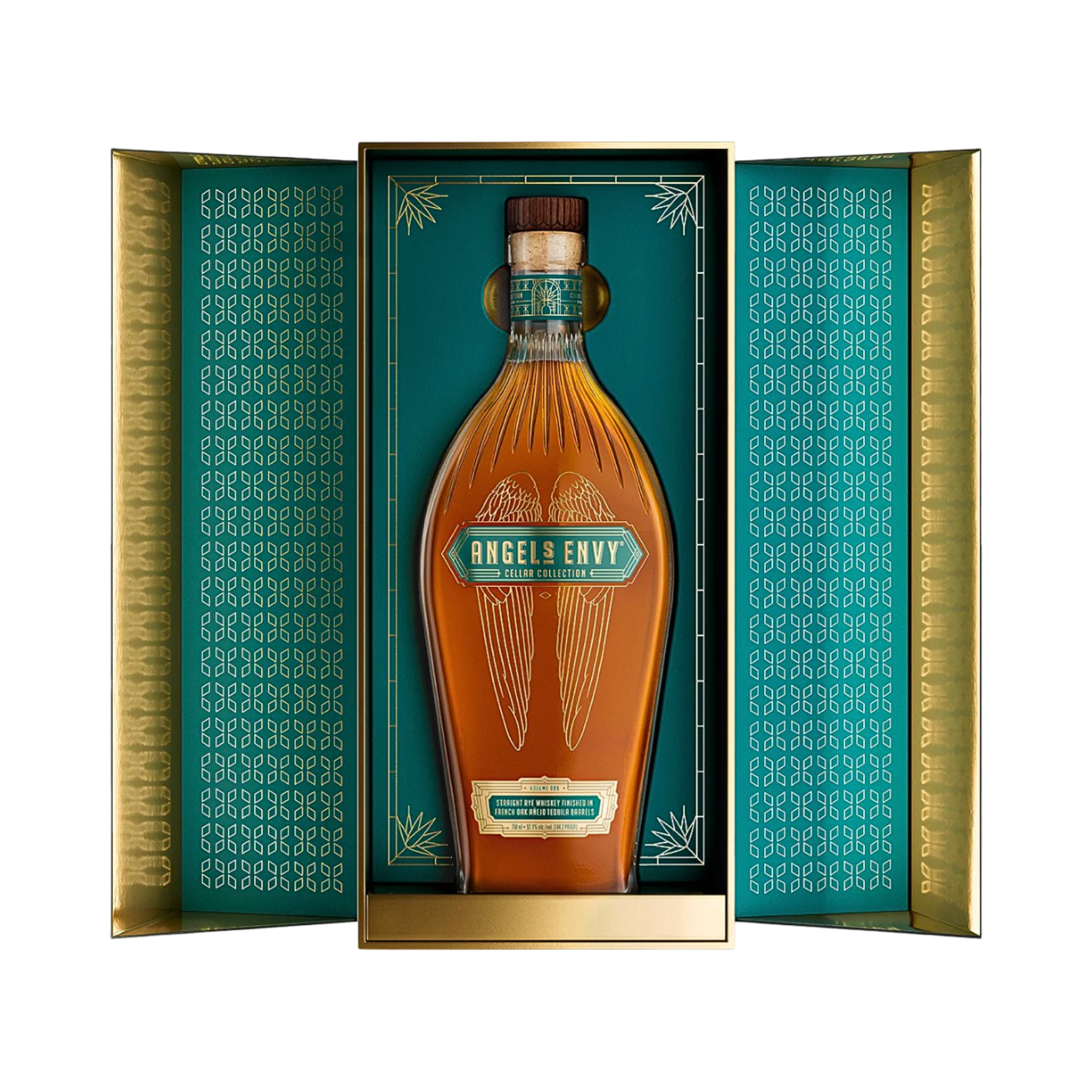 C8A9FDEC-6D9C-4C2D-8E06-A93A46B2F889 Angel's Envy Cellar Collection Volume 5 Tequila Cask Finished Limited Edition Straight Rye Whiskey - Image 1