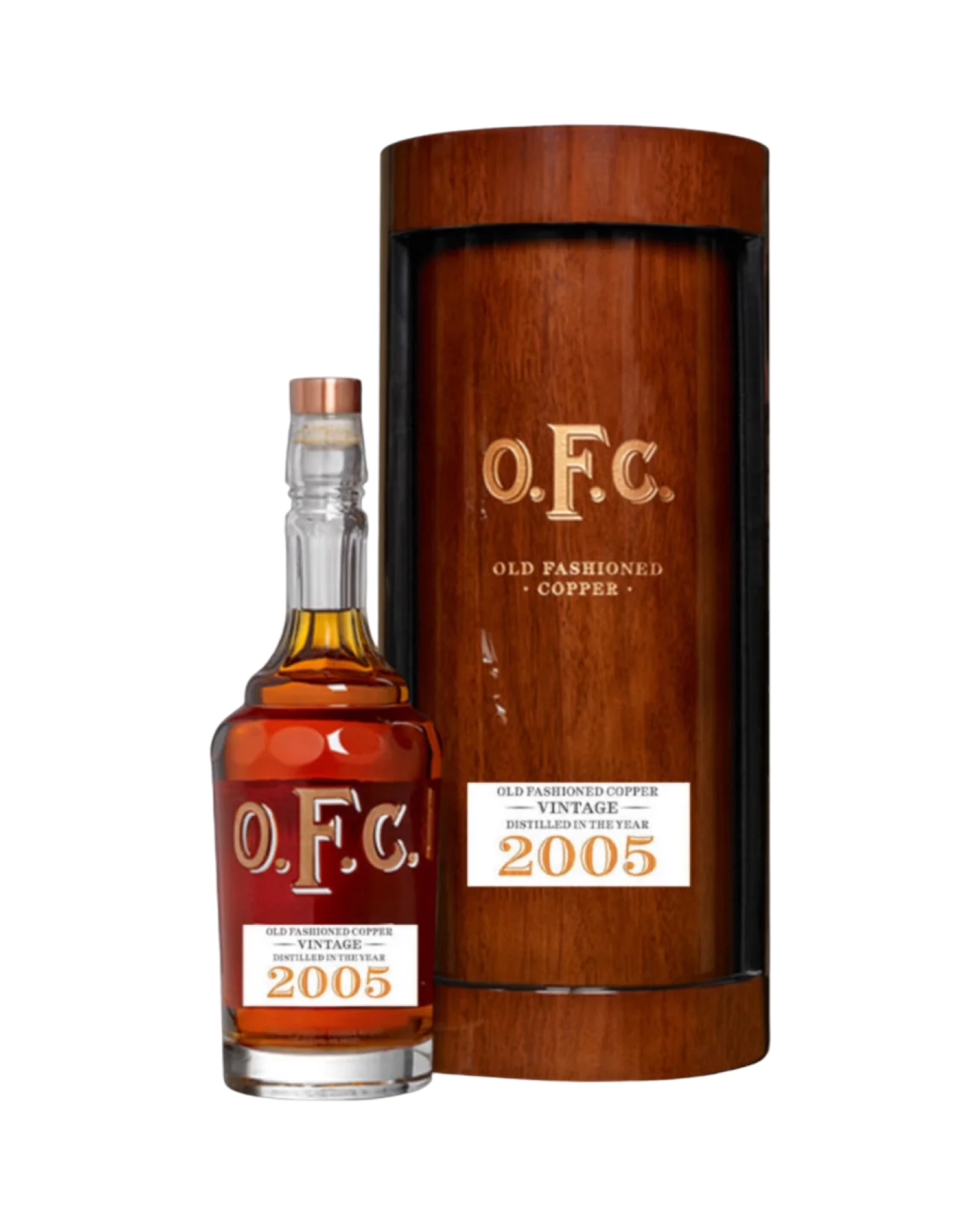 CC2AC8AB-4804-4E3E-8DC9-BAB905F74F4E 2005 Buffalo Trace O.F.C. Old Fashioned Copper Bourbon Whiskey 750ml - Image 1
