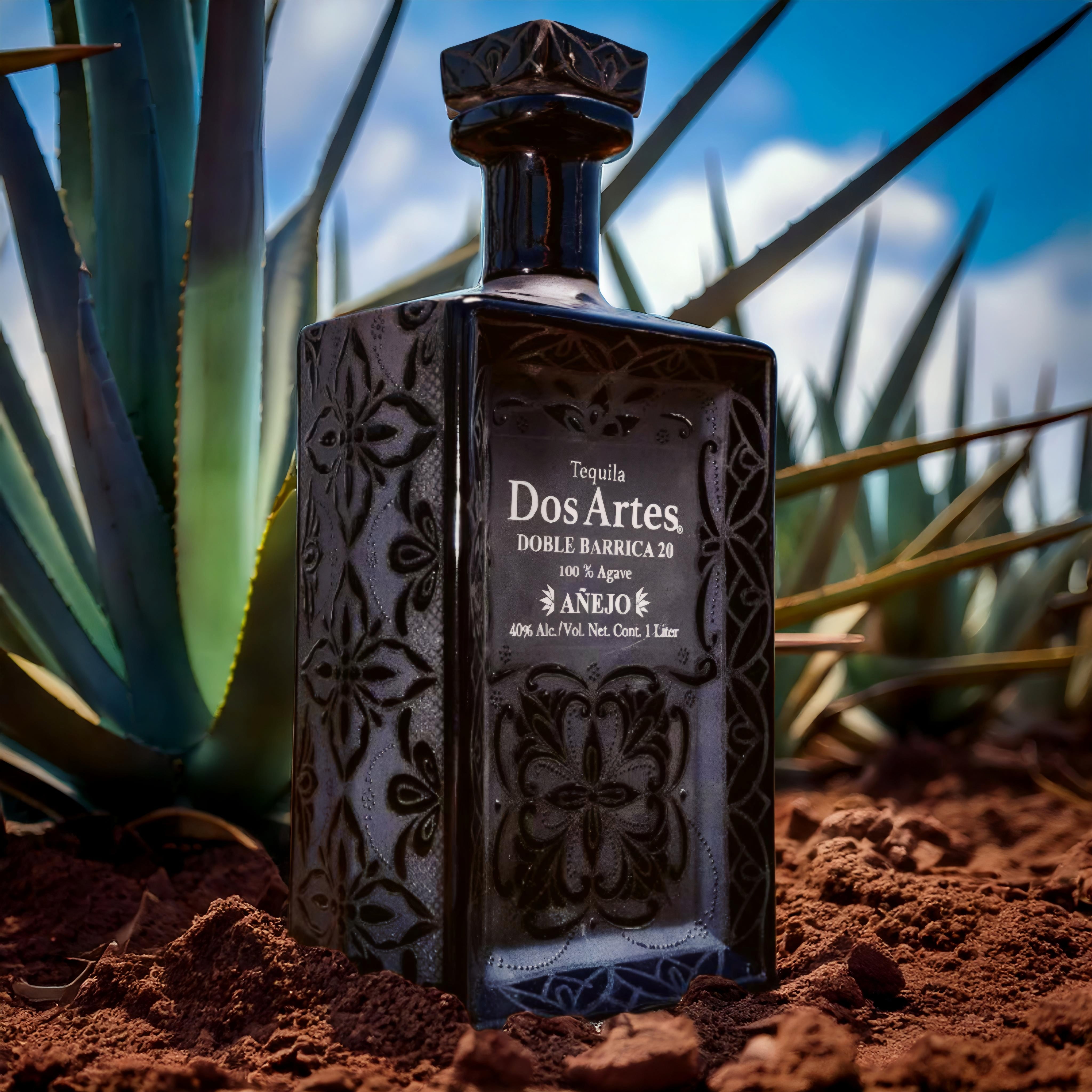 Dos_Artes_Doble_Barrica_20_Anejo_Tequila_Black_Bottle_Edition_1Lt Dos Artes Doble Barrica 20 Anejo Tequila Black Bottle Edition 1Lt - Image 1