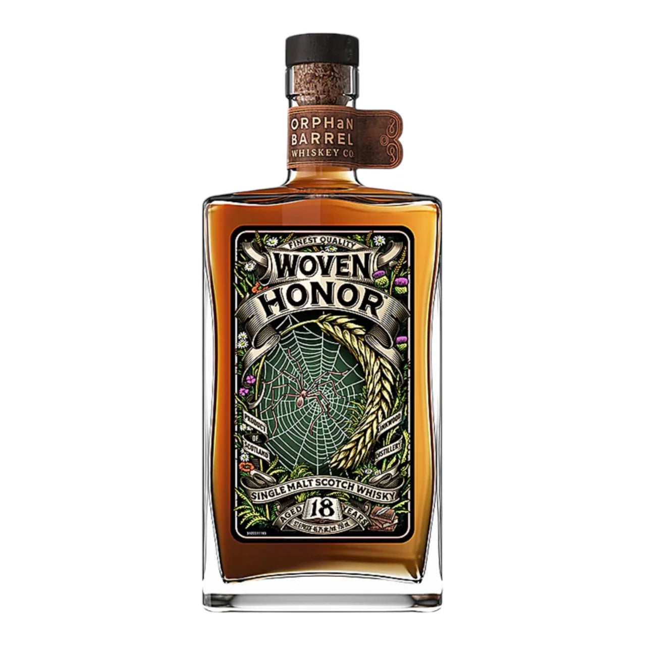 E9DEF3A3-2E0E-4AE7-B71B-D945D006C1FC Orphan Barrel Woven Honor 18 Year Old Single Malt Scotch Whisky 750ml - Image 1