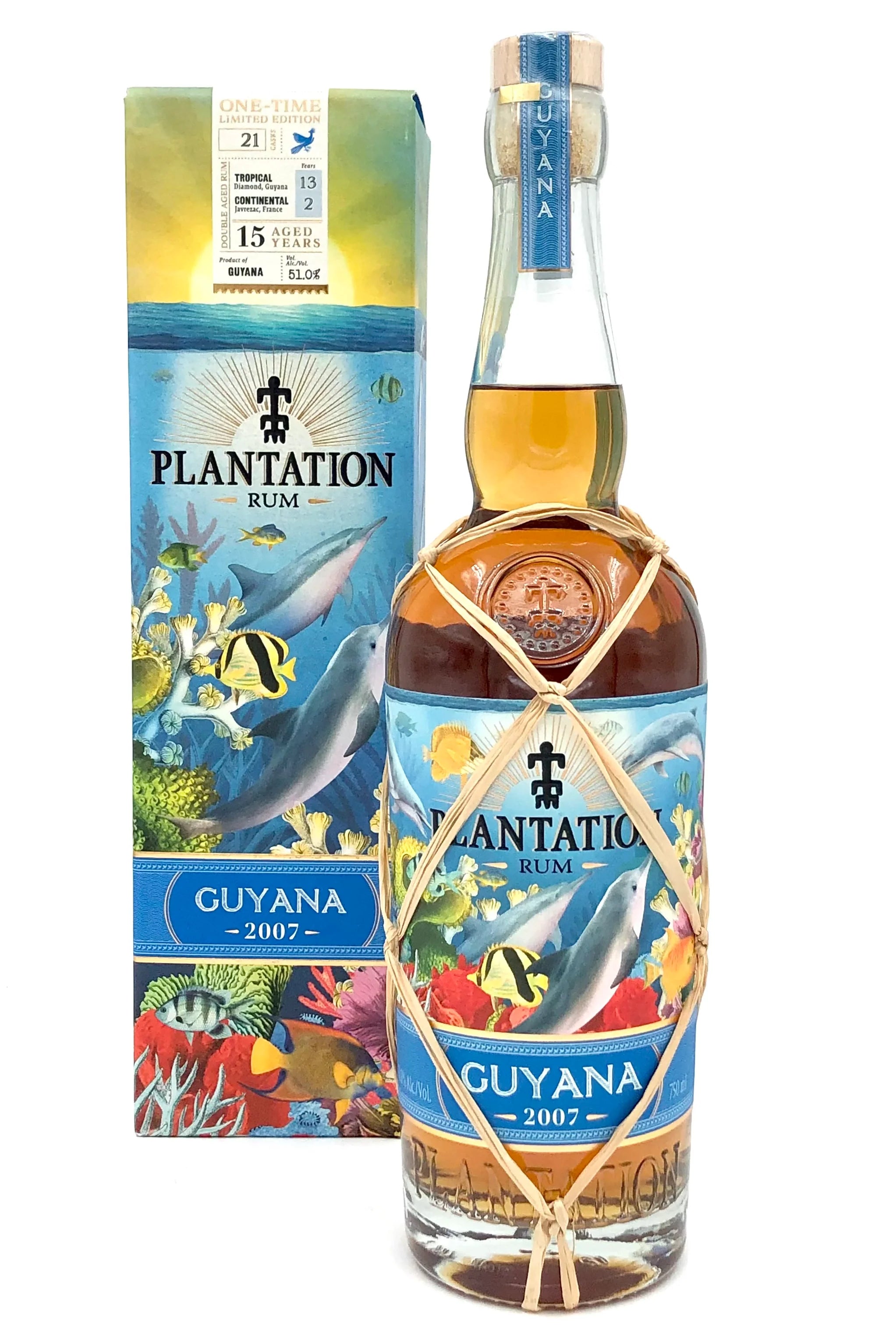 IMG-0020 2007 Plantation Guyana Vintage Collection 15 Year Old Rum 750ml - Image 1