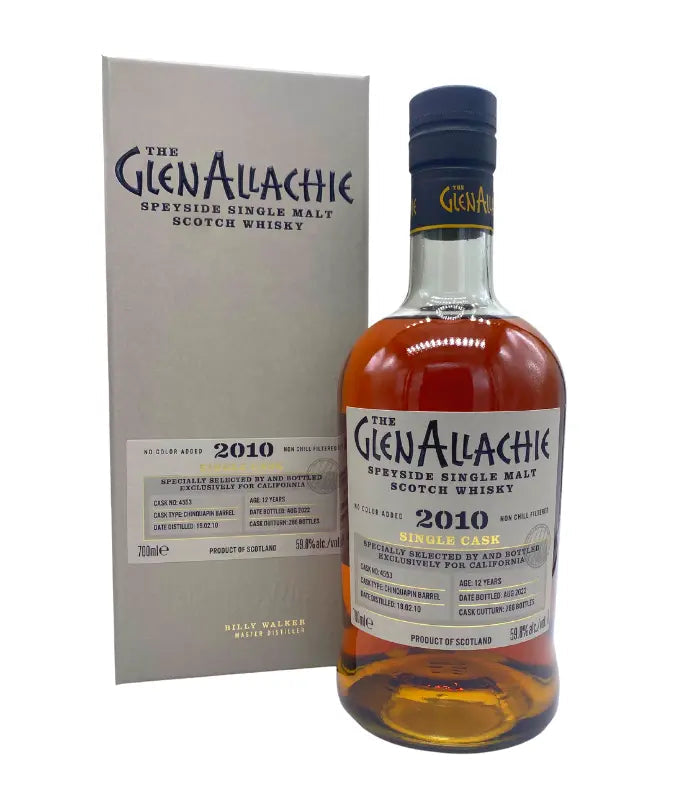 IMG-1282_fa1a4e39-75b7-4415-b343-763e455d36a9 2010 GlenAllachie Chinquapin Virgin Oak 12 Year Old Single Malt Scotch Whisky 700ml - Image 1