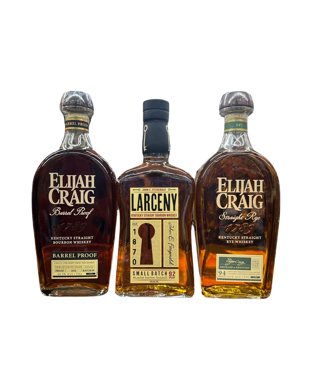 IMG-1738 Elijah Craig and Larceny Bourbon Bundle 3-Pack - Image 1