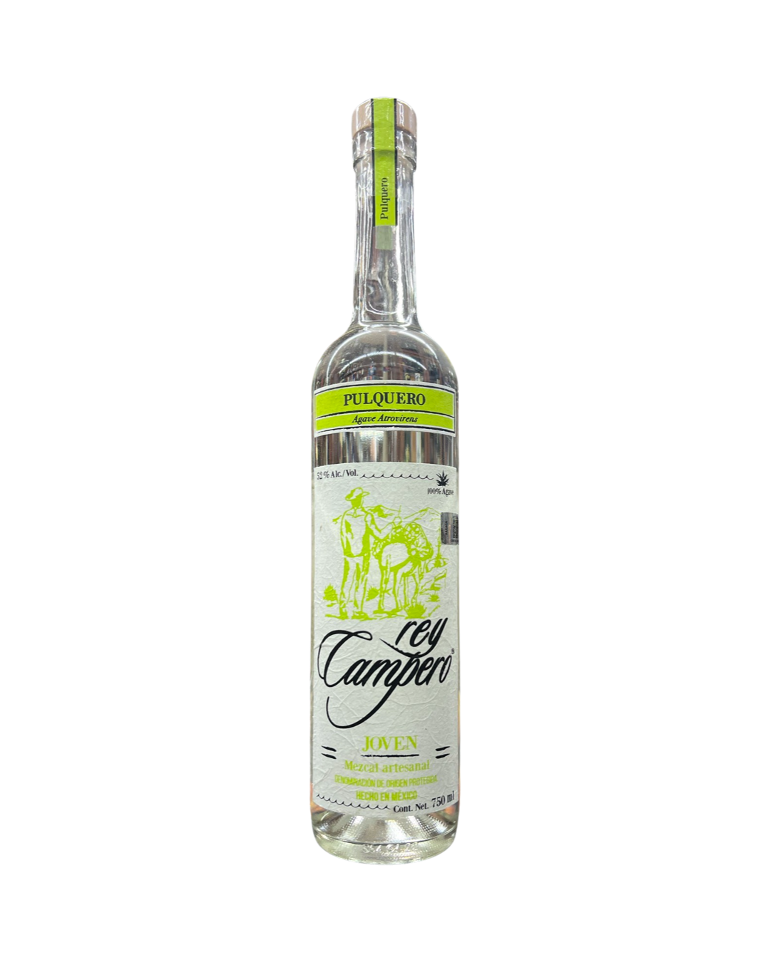 IMG-2089 Rey Campero Espadin Pulquero Mezcal Joven 750ml - Image 1
