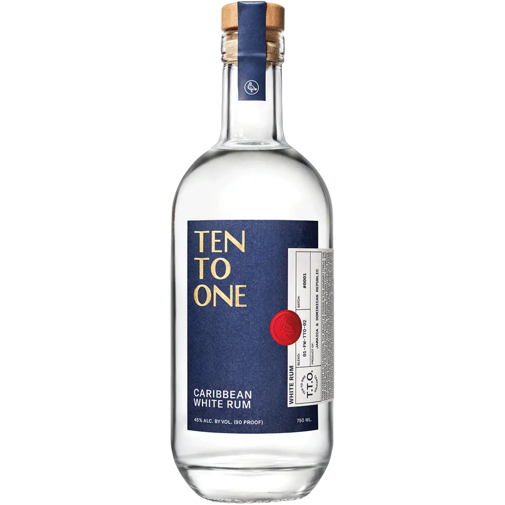 IMG-2310 Ten To One White Rum 750ml - Image 1
