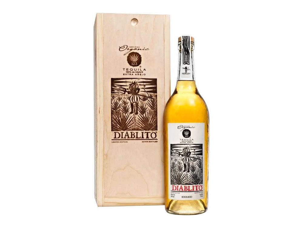 IMG-2444 123 Tequila Diablito Extra Anejo Tequila 750ml - Image 1