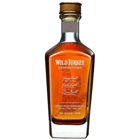 IMG-2693 2023 Wild Turkey Generations Kentucky Straight Bourbon Whiskey 750ml - Image 1