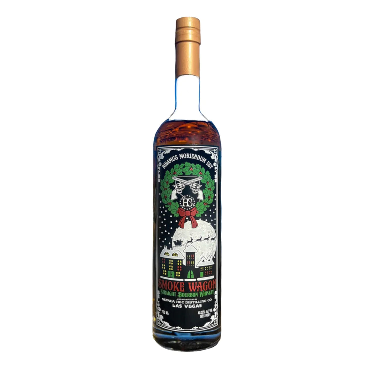 IMG-2724 2023 Smoke Wagon Christmas Edition Straight Bourbon Whiskey 750ml - Image 1