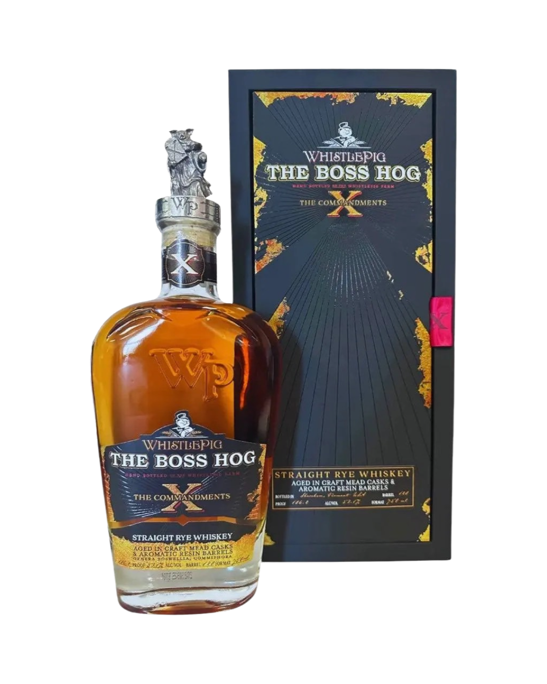 IMG-2965 WhistlePig The Boss Hog X The 10 Commandments Straight Rye Whiskey 750ml - Image 1