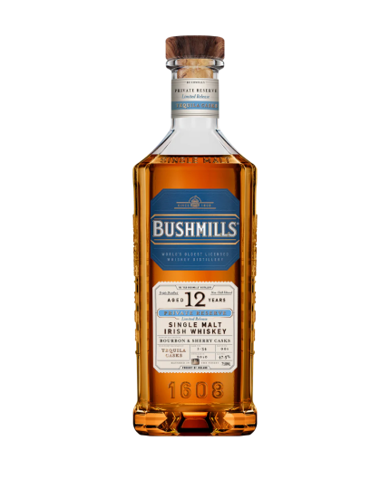 Bushmills The Causeway Collection Tequila Casks 12 Year Old Single Malt Irish Whiskey 750ml