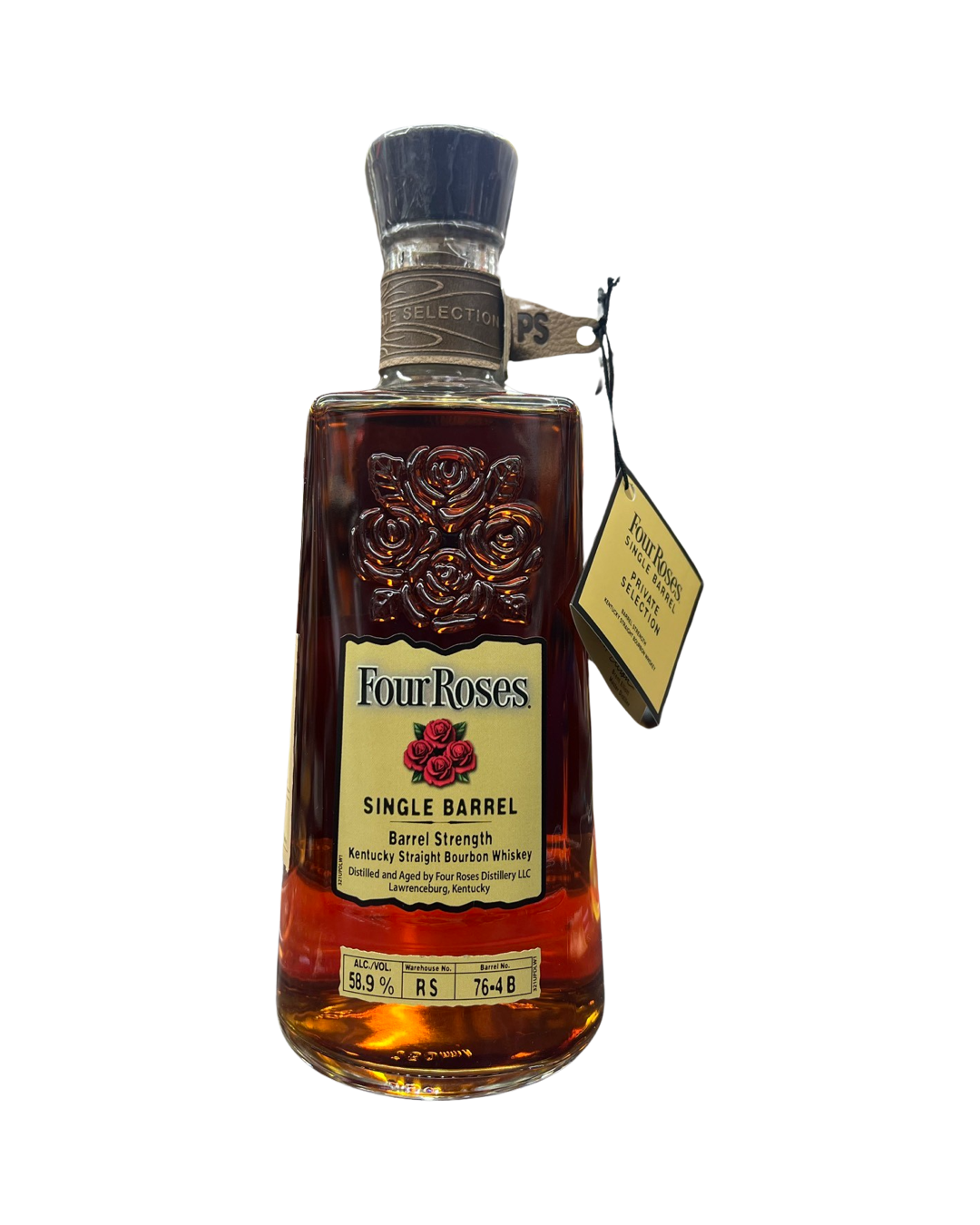 IMG-3149 Four Roses 11 Year Old Single Barrel Barrel Strength El Cerrito Liquor Store Pick Kentucky Straight Bourbon Whiskey 750ml - Image 1
