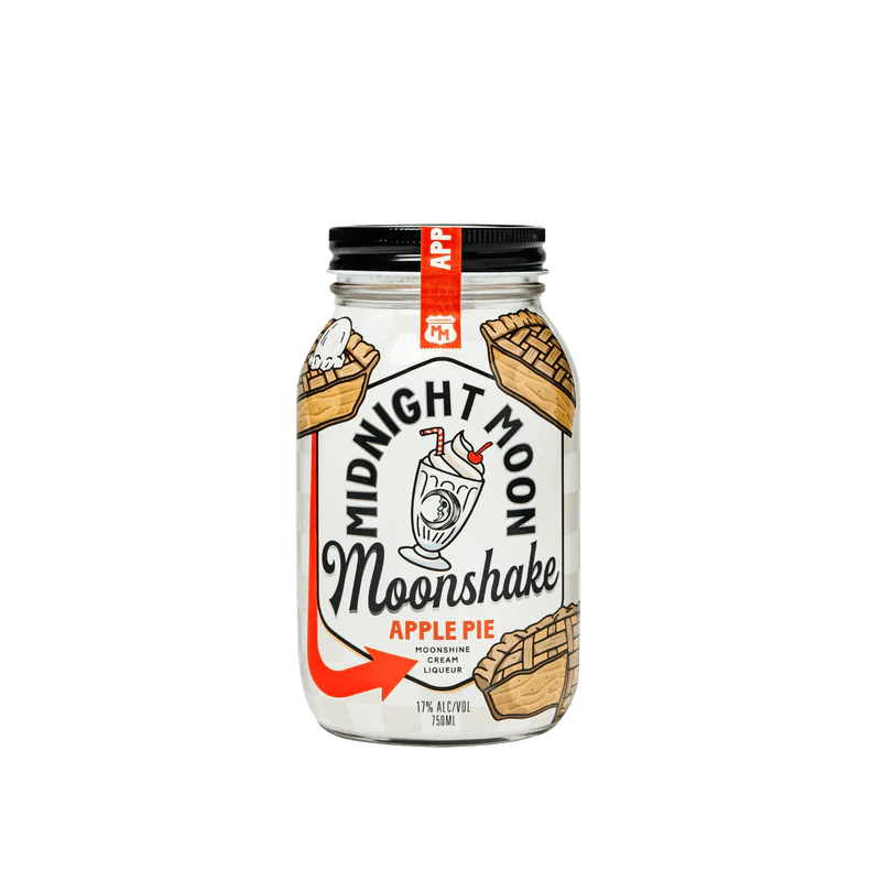 IMG-3266 Junior Johnson Midnight Moon Moonshake Apple Pie Cream Liqueur 750ml - Image 1