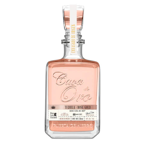 IMG-3276 Cava De Oro Rose Gold Tequila 750ml - Image 1