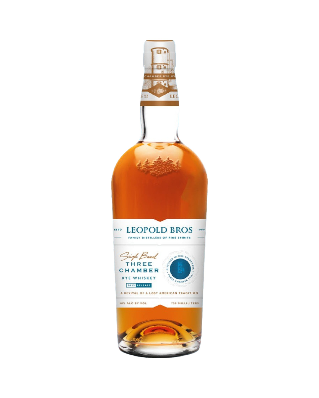 IMG-3523 2022 Leopold Brothers Three Chamber Rye Whiskey 750ml - Image 1