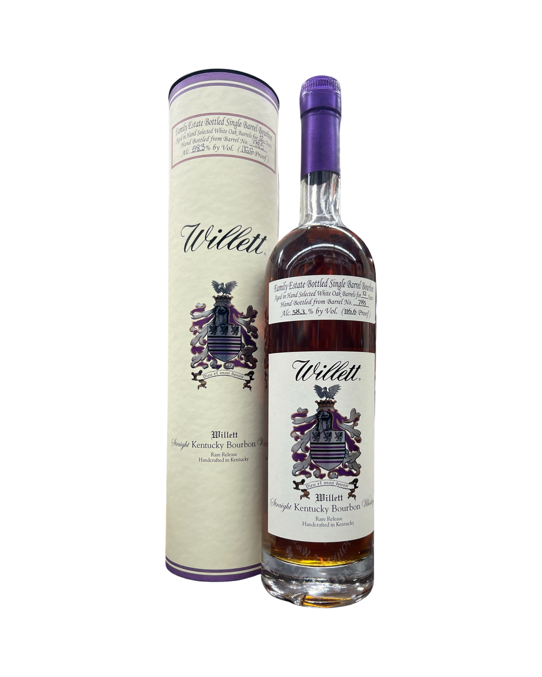 IMG-3668 Willett Family Estate Bottled Single Barrel 12 Year Old Barrel No. 785 Kentucky Straight Bourbon Whiskey - Image 1