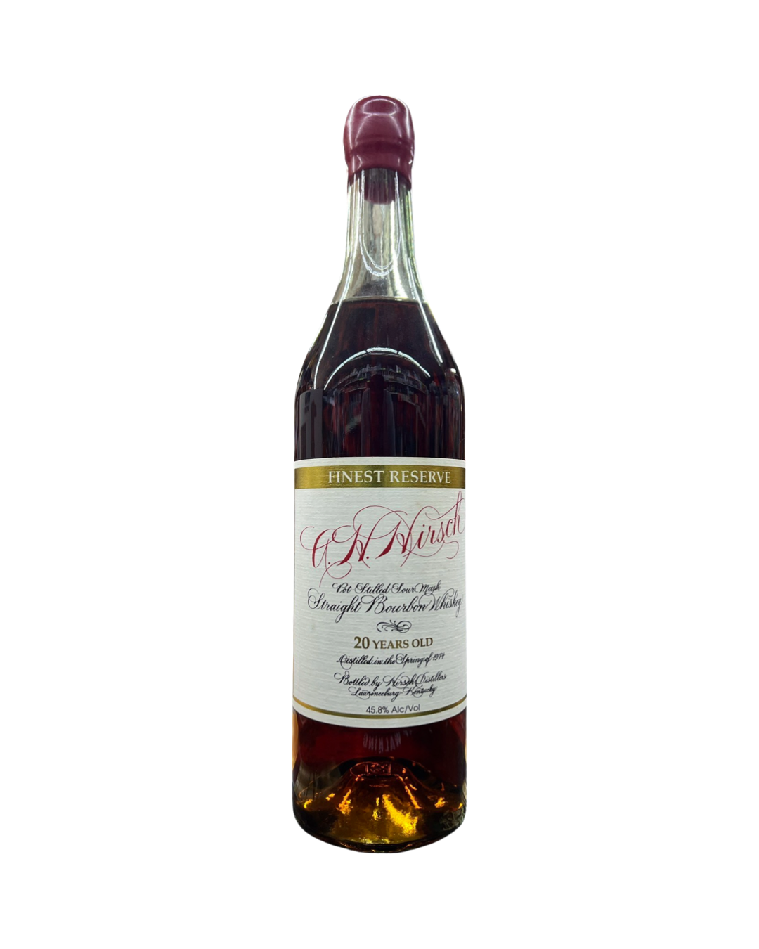 IMG-3814 A.H. Hirsch Finest Reserve 20 Year Old Straight Bourbon Whiskey 750ml - Image 1
