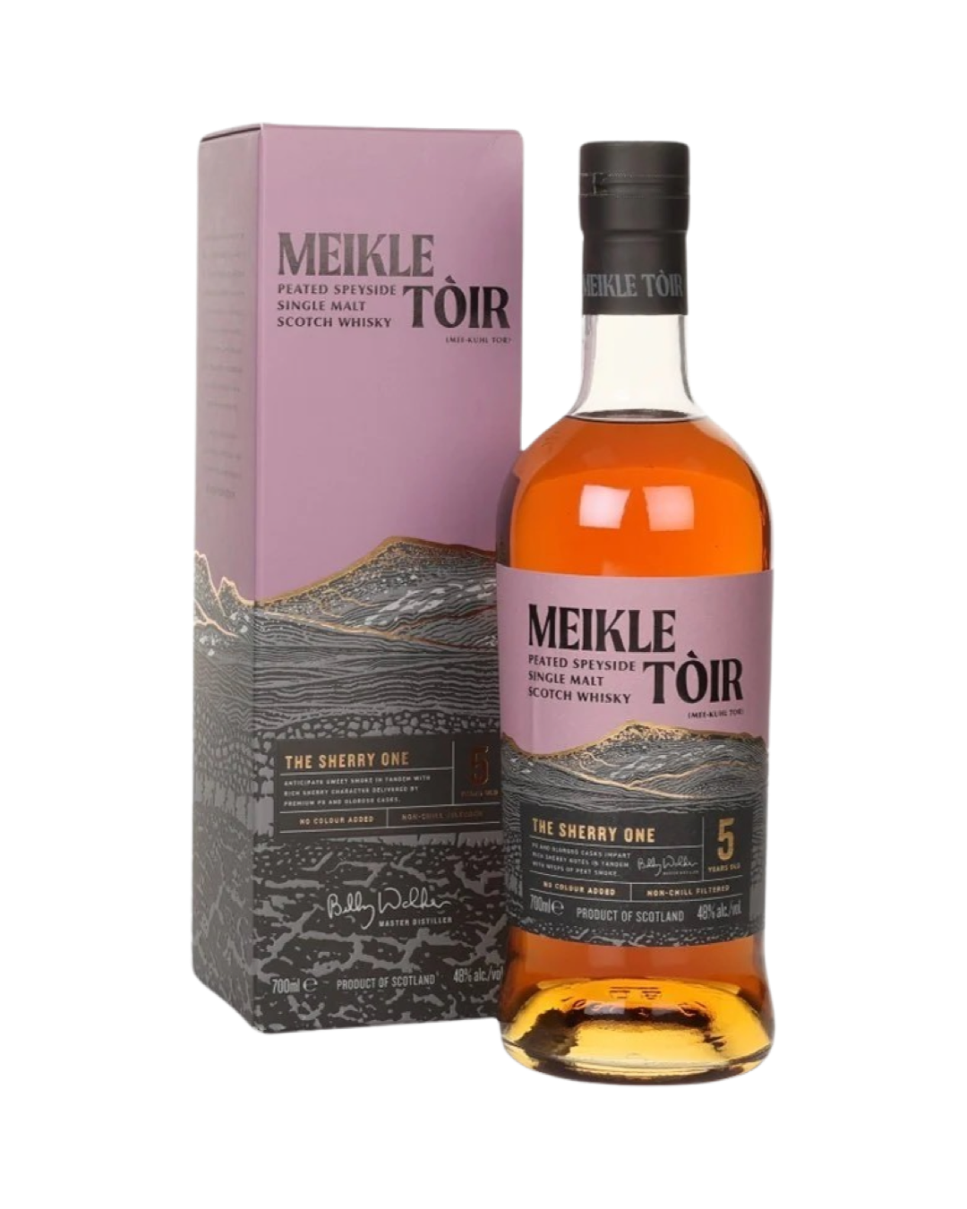 IMG-3985 Meikle Toir The Sherry One 5 Year Old Peated Single Malt Scotch Whisky 700ml - Image 1